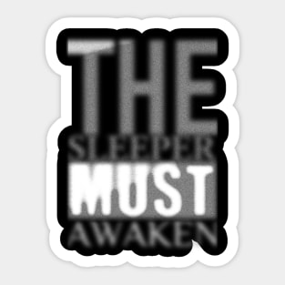 Coffee Awaken Deep Thoughts Coffee Lover Sticker